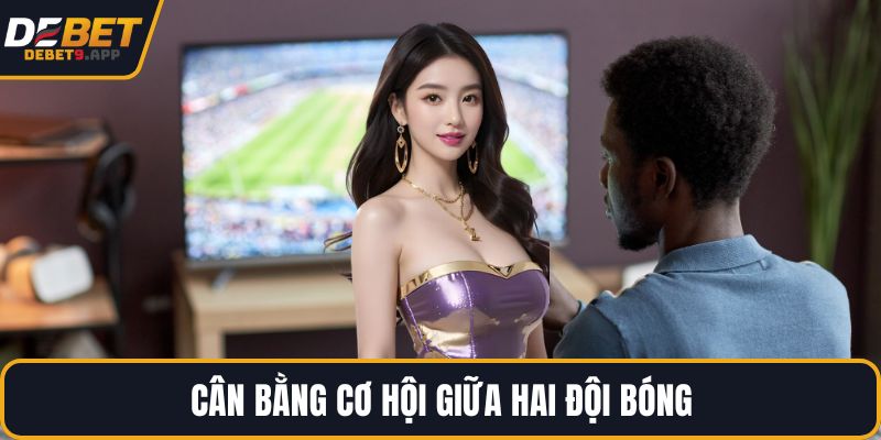 Cân bằng cơ hội giữa hai đội bóng